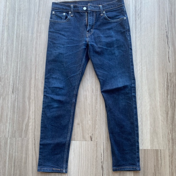 Mens Levi’s dark blue skinny jeans. Size: 30/30 - Picture 2 of 2
